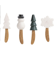 Mud Pie Christmas Marble Spreader