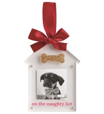 Mud Pie ACRYLIC BONE ORNAMENT FRAME