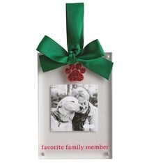 Mud Pie ACRYLIC PAW ORNAMENT FRAME