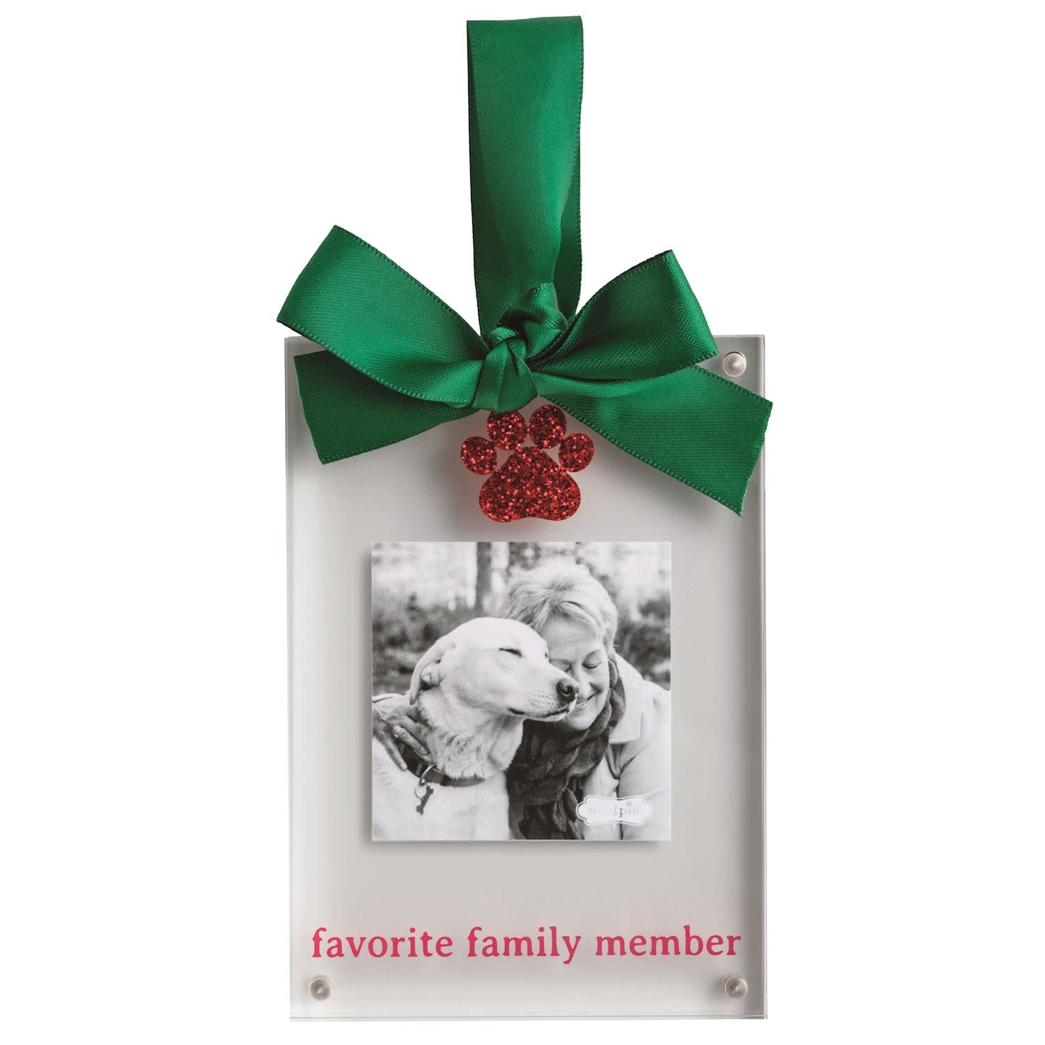 Mud Pie ACRYLIC PAW ORNAMENT FRAME