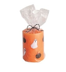 Mud Pie Orange Halloween Pillar