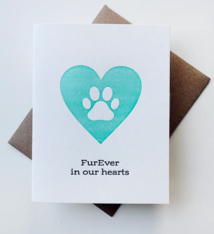 Steel Petal Press Furever in Our Hearts Card