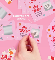 xo, Fetti Bachelorette Dare Scratch Off Game