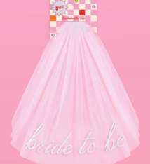 xo, Fetti Bride To Be Embroidered Veil