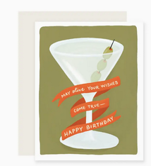 Slightly Stationery Olive Your Wishes Birthday Card