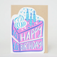 Egg Press Birthday Cake Die-Cut Card