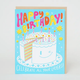 Egg Press Cake Layers Birthday Card