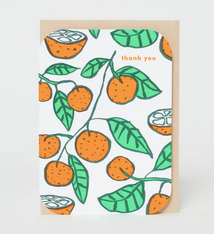 Egg Press Citrus Thank You Card