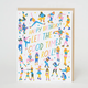 Egg Press Roller Skaters Birthday Card
