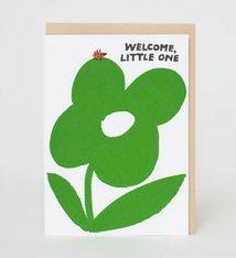 Egg Press Welcome Little One Ladybug Card