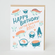 Egg Press Sushi Roll Birthday Card