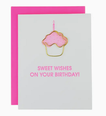 Chez Gagne Sweet Wishes Birthday Paperclip Card