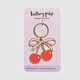 Brittany Paige Cherries Enamel Keychain