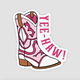 Brittany Paige Cowboy Boot Yee-Haw Sticker