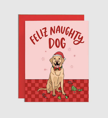 Brittany Paige Feliz Naughty Dog Labrador Card