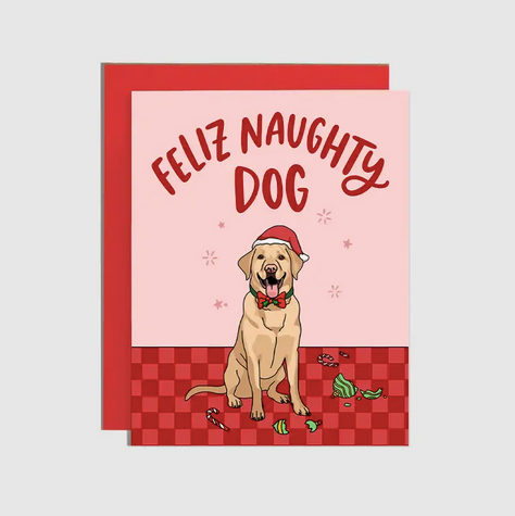 Brittany Paige Feliz Naughty Dog Labrador Card