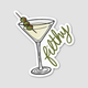 Brittany Paige Filthy Dirty Olive Martini Sticker
