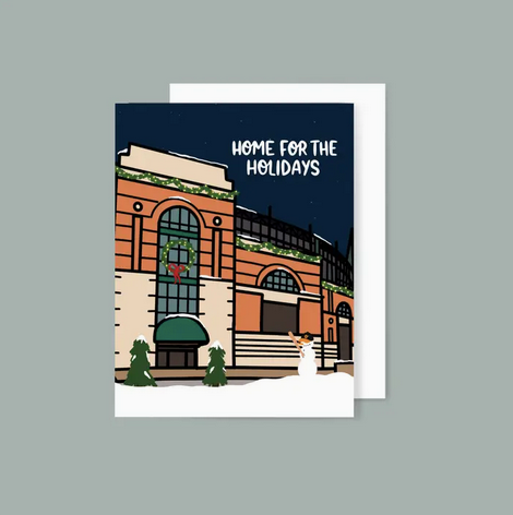 the letters mdn Home For the Holidays Baltimore Christmas Card