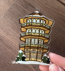 the letters mdn Patterson Park Double Sided Ornament