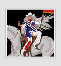 Brittany Paige Cowboy Girl Sticker