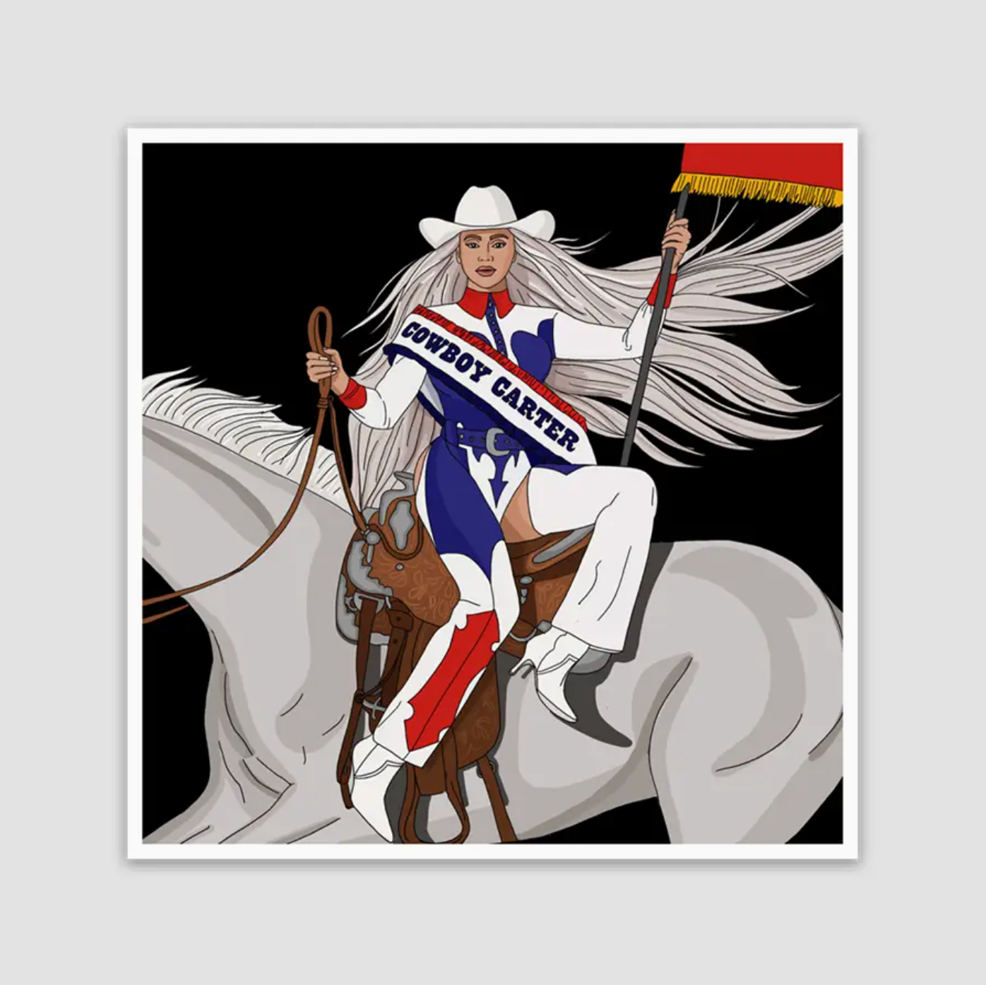 Brittany Paige Cowboy Girl Sticker