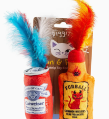 Haute Diggity Dog Furball + Catweiser Catnip Toys