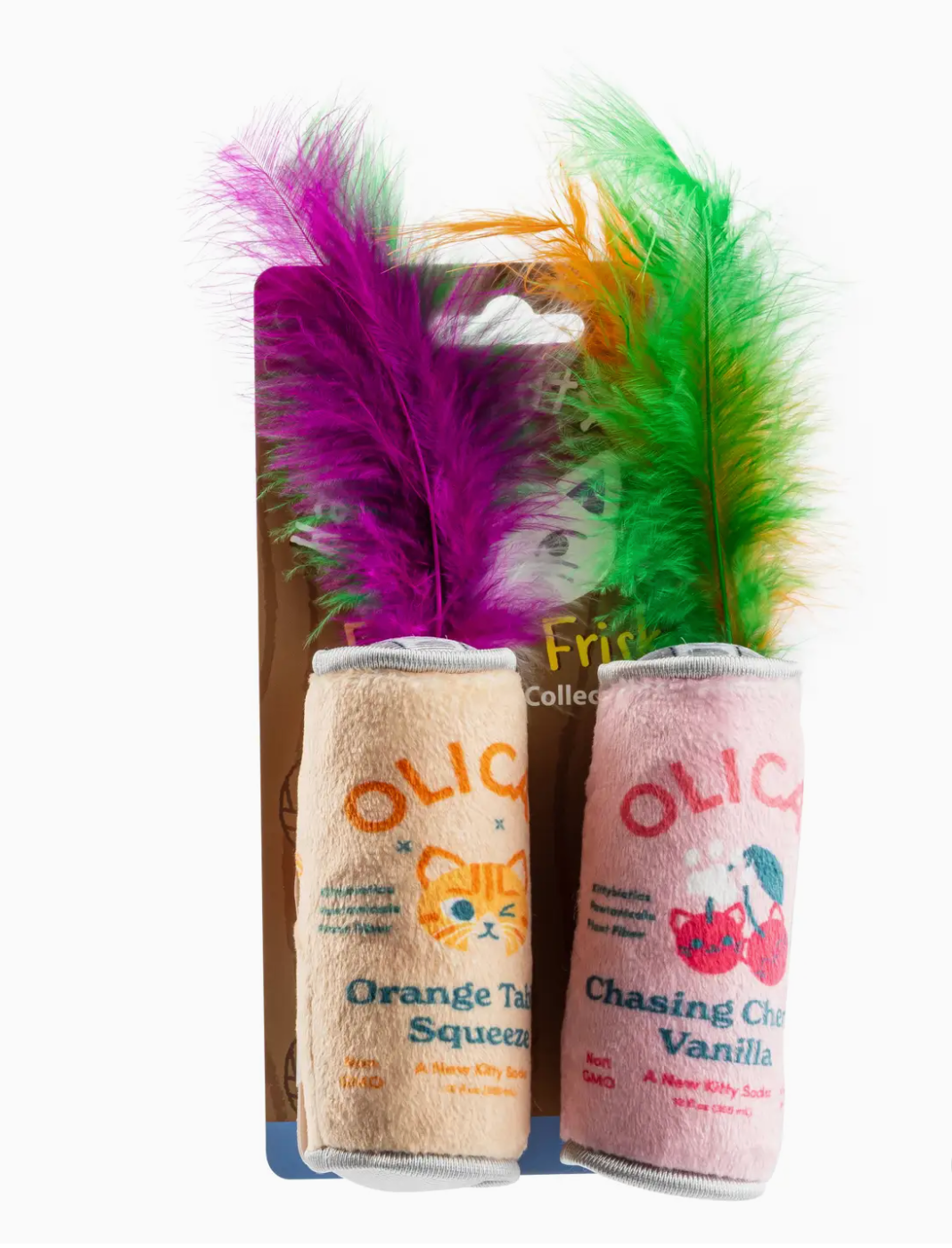 Haute Diggity Dog Olicat Cherry + Orange Catnip Toys