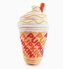 Haute Diggity Dog Pupkin' Donuts Iced Coffee Dog Toy