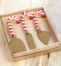 PD Home & Garden 3 PIECE CANDYCANE KNIFE GIFT SET