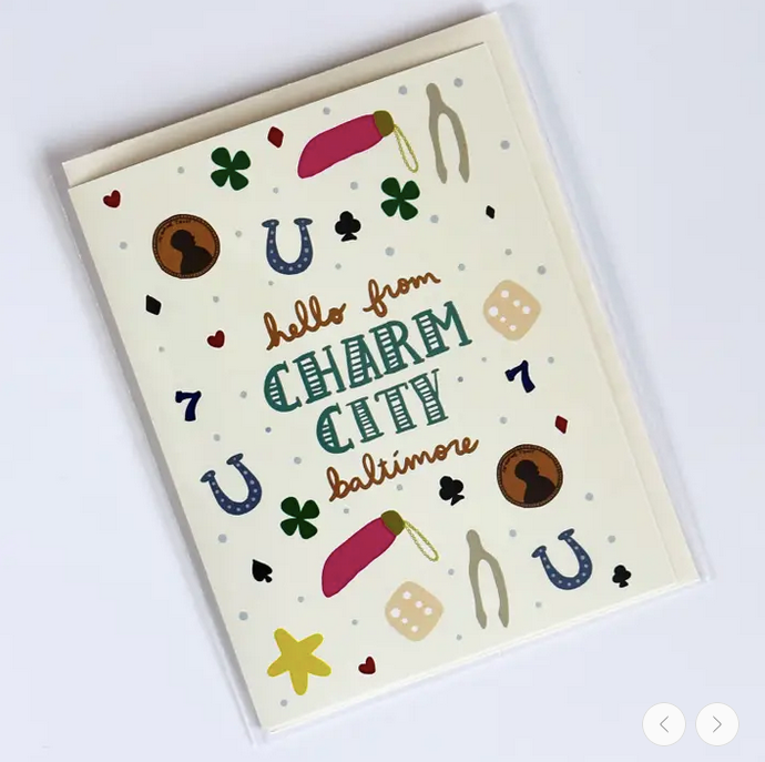 Made by Nilina Baltimore Charm City Card