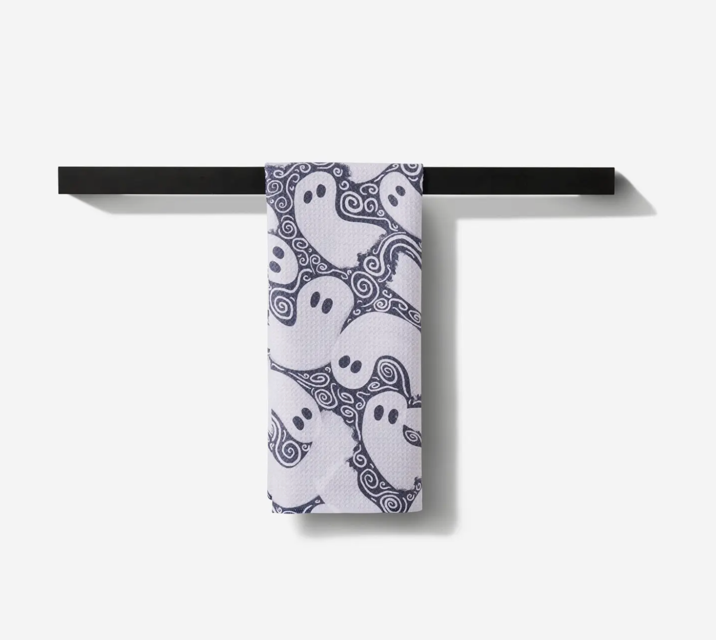 Geometry Swirling Ghosts Tea Towel