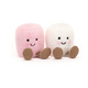Jellycat Amuseables Pink and White Marshmallows