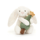 Jellycat Bashful Bunny with Christmas Tree