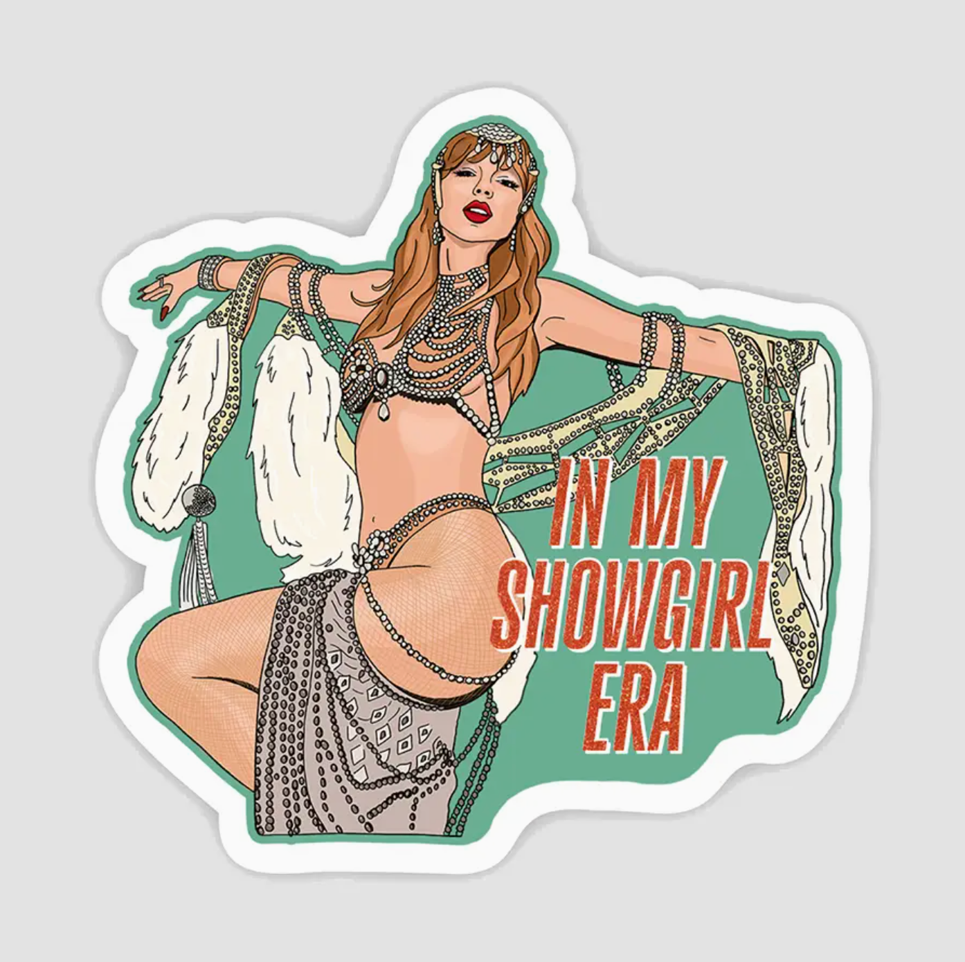 Brittany Paige In My Showgirl Era Sticker