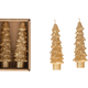 Creative Co-op 4.75" Tree Shaped Taper Candles