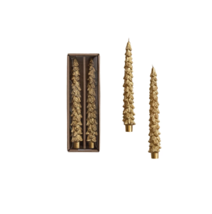Creative Co-op 10" Tree Shaped Taper Candles