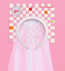 xo, Fetti Headband w/ Removable Veil