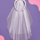 xo, Fetti Headband w/ Removable Veil