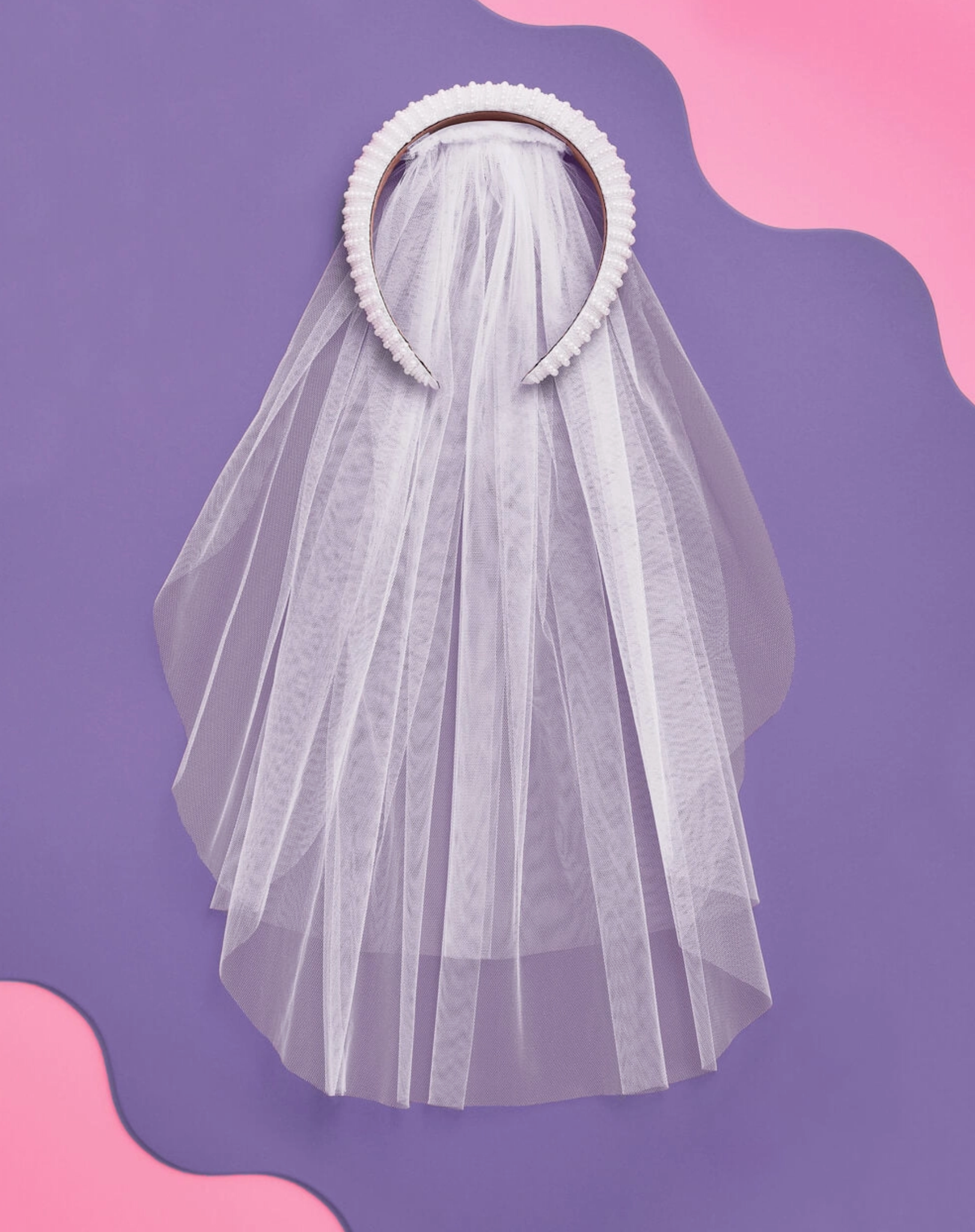 xo, Fetti Headband w/ Removable Veil