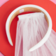 xo, Fetti Bride Headband w/ Removable Veil