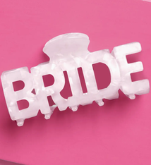 xo, Fetti Bride Word Claw Clip