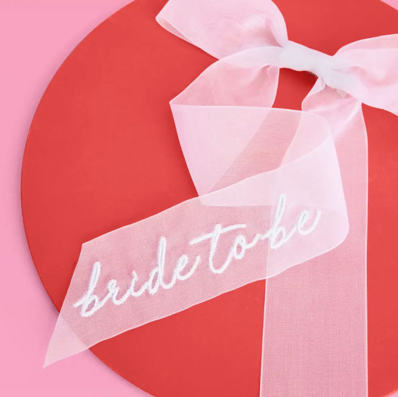 xo, Fetti Bride To Be Embroidered Bow