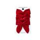 Creative Brands Velvet Bow Napkin Ties - Red