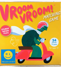 CR Gibson HELLO!LUCKY VROOM VROOM MATCHING GAME