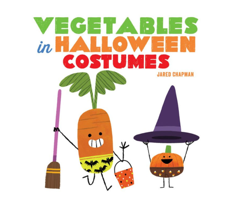 Abrams Vegetables in Halloween Costumes Board Book