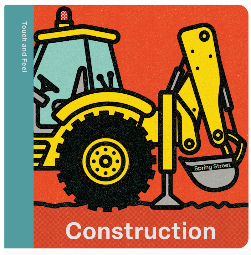 Hachette Touch and Feel: Construction Board Book