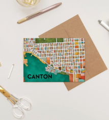 Cherry Blossom Creative 5" x 7" Canton Greeting Card