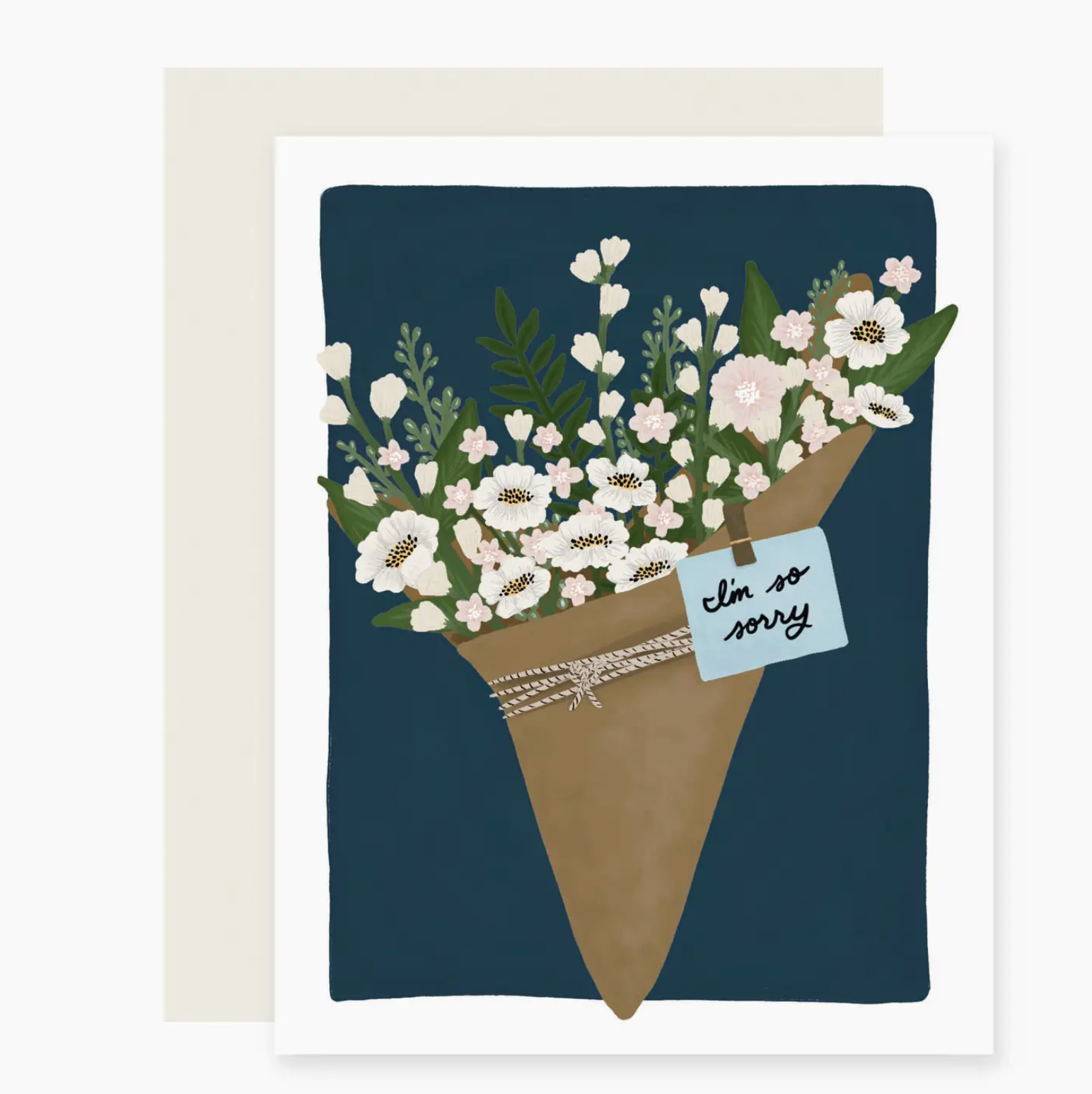 Slightly Stationery So Sorry Bouquet Card
