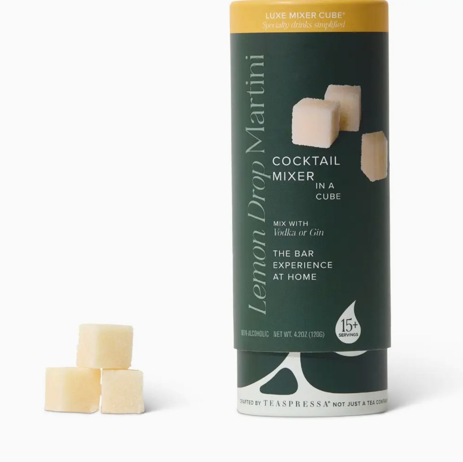 Teaspressa Lemon Drop Martini Tallboy Mixer Cubes