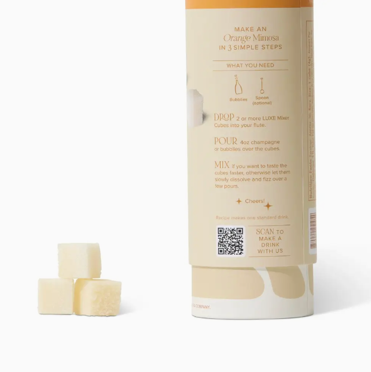 Teaspressa Orange Mimosa Tallboy Mixer Cubes